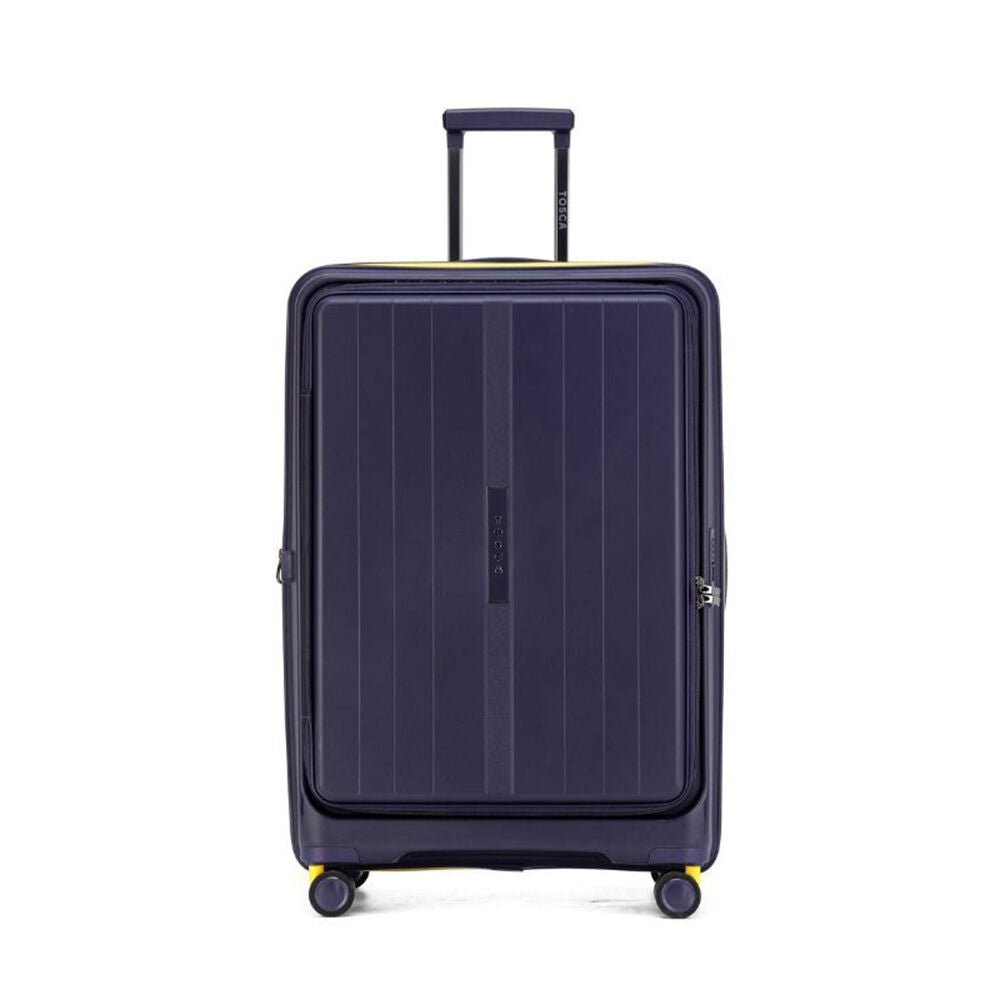 Tosca Cruiser Hard Case Carry On Travelling Suitcase Large 77x51x32cm PUR/YLW