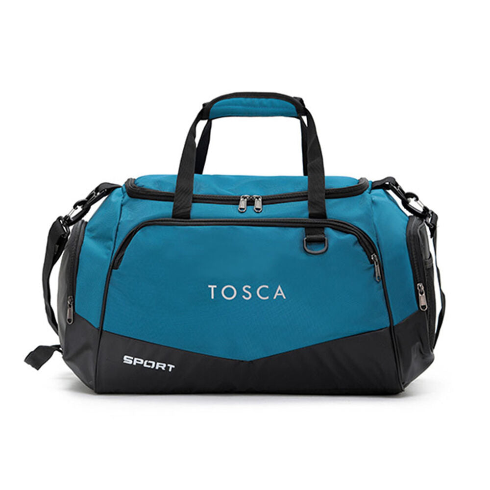 Tosca 40L Deluxe Travel Adjustable Sport Tote Bag - Teal