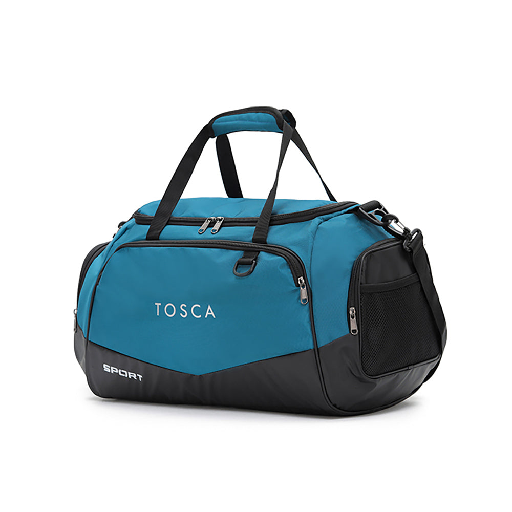 Tosca 40L Deluxe Travel Adjustable Sport Tote Bag - Teal