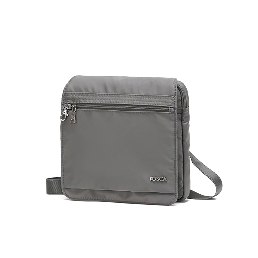 Tosca Anti-Theft RFID Blocking Travel Shoulder Bag - Khaki