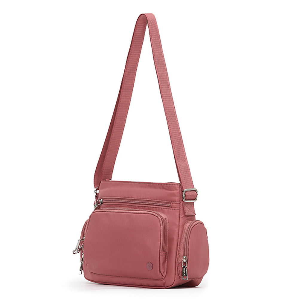Tosca Anti-Theft RFID Blocking Shoulder Bag - Coral