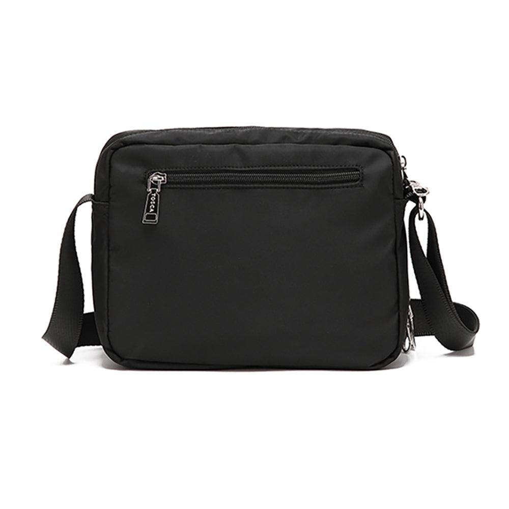 Tosca Anti-Theft RFID Blocking Shoulder Bag - Black