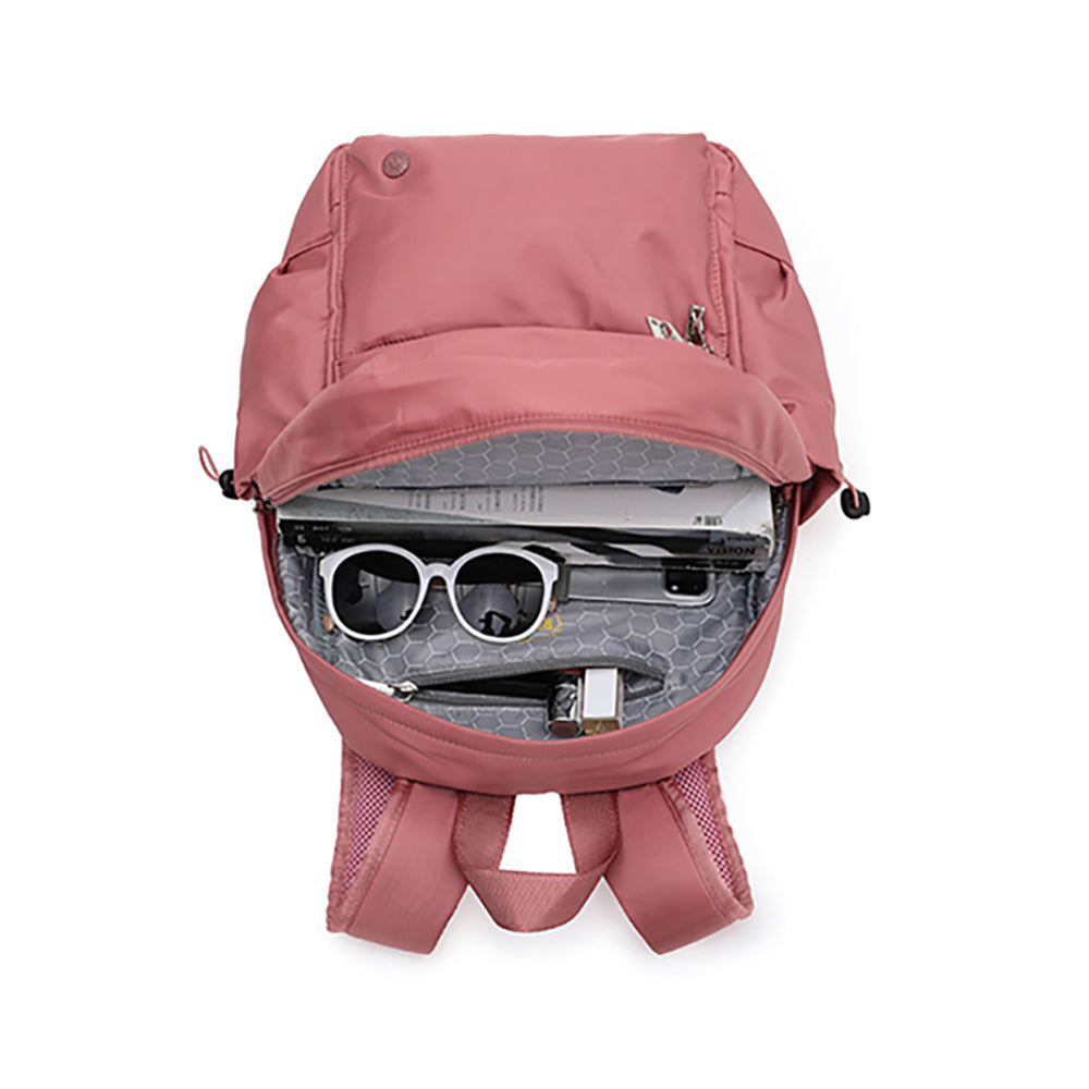 Tosca Anti-Theft RFID Blocking Travel Backpack - Coral