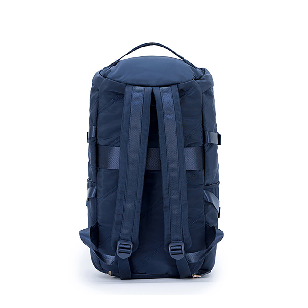 Tosca Barrel Travel Heavy Duty Hiking Backpack/Tote Navy Stitch