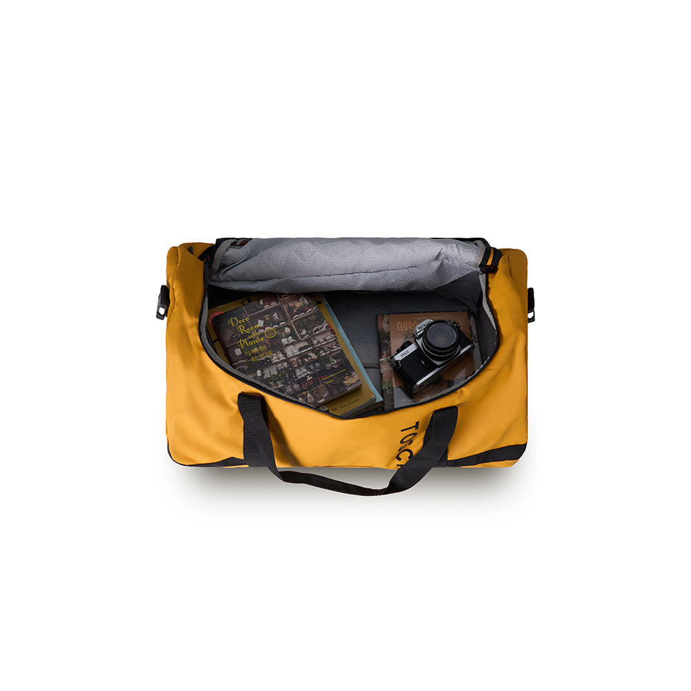 Tosca Delta Barrel Travel Luggage Duffle Bag - Yellow