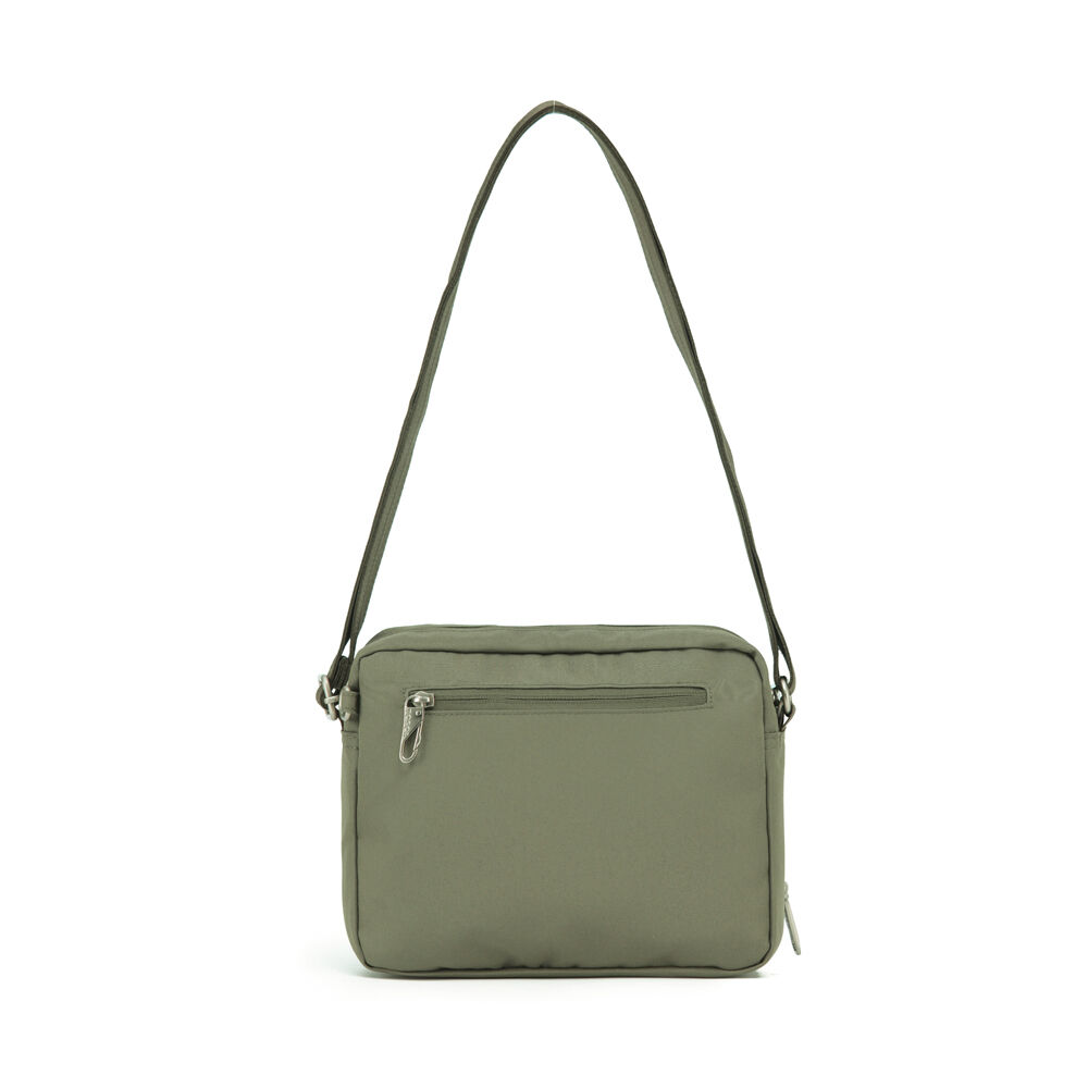 Tosca Anti-Theft RFID Blocking Shoulder Travel Bag 25x20cm - Khaki