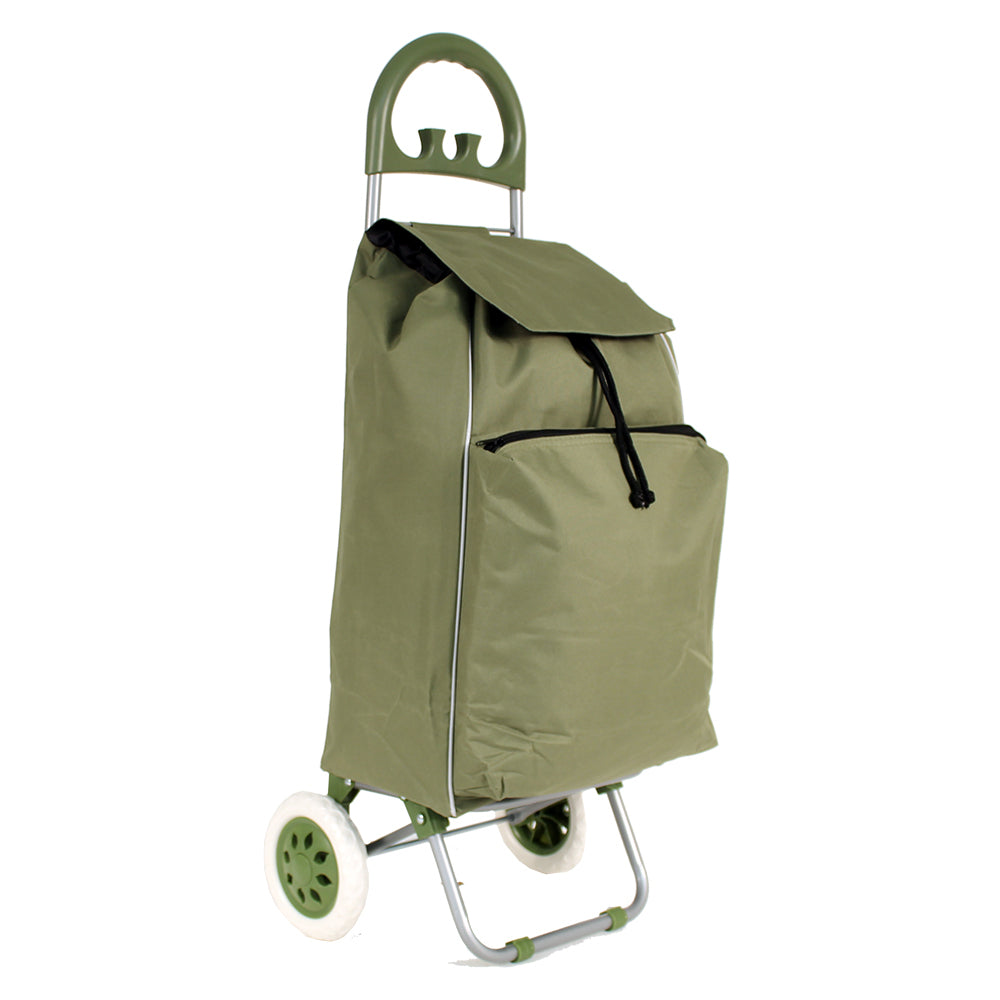 Tosca 70L/58cm Shopping Cart Trolley Bag w/ Wheels - Khaki Green