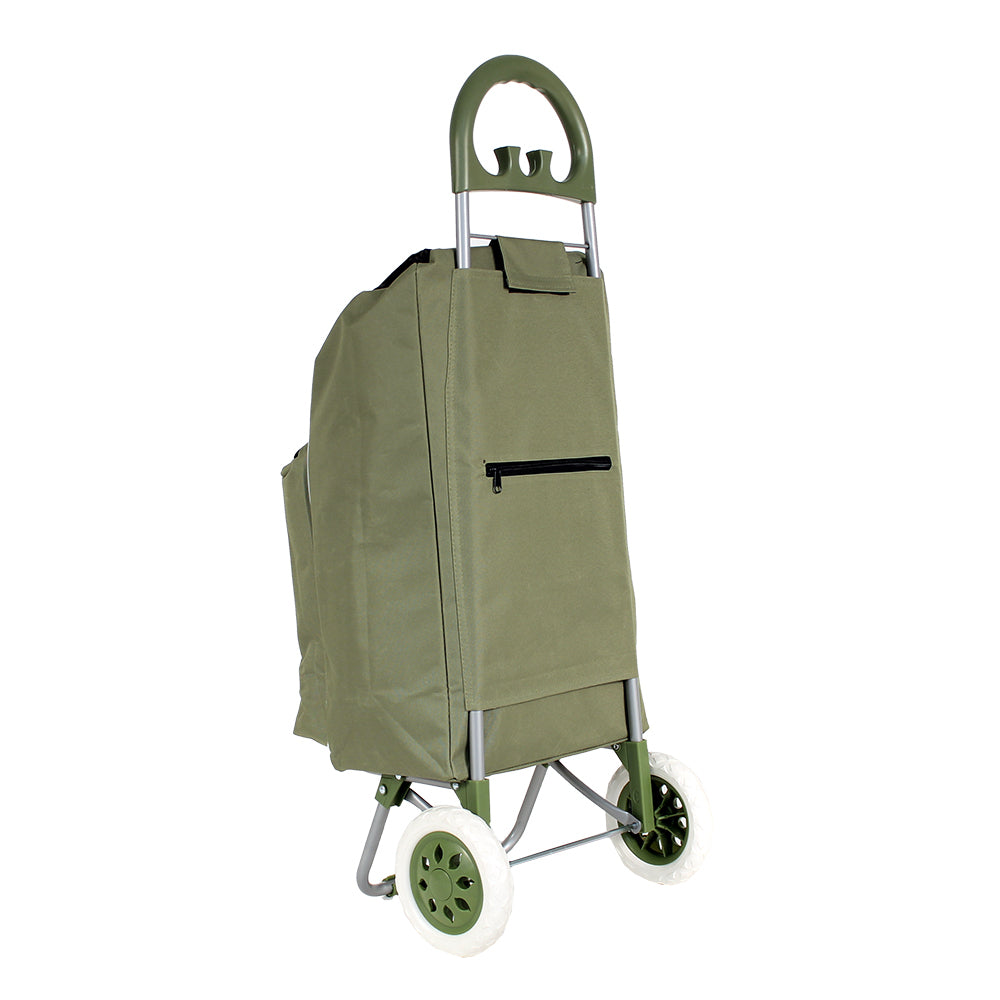 Tosca 70L/58cm Shopping Cart Trolley Bag w/ Wheels - Khaki Green