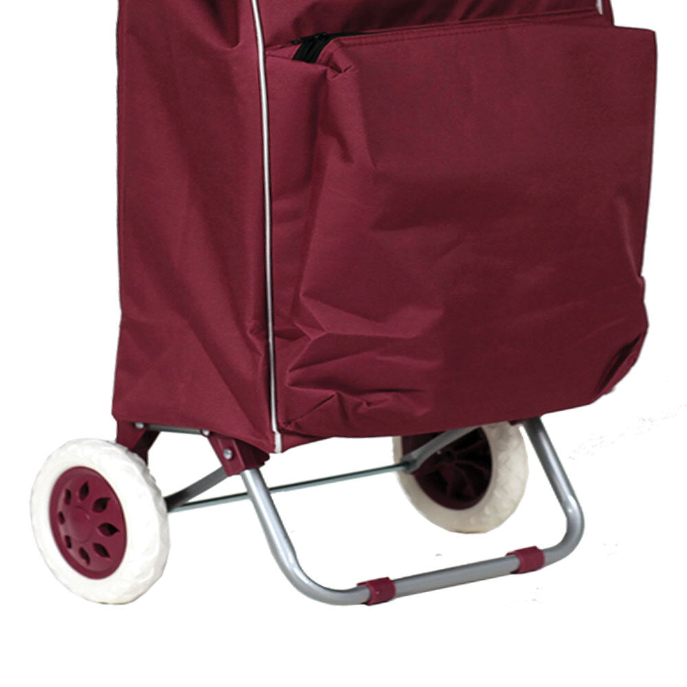 Tosca 70L/58cm Shopping Cart Trolley Bag w/ Wheels - Plum