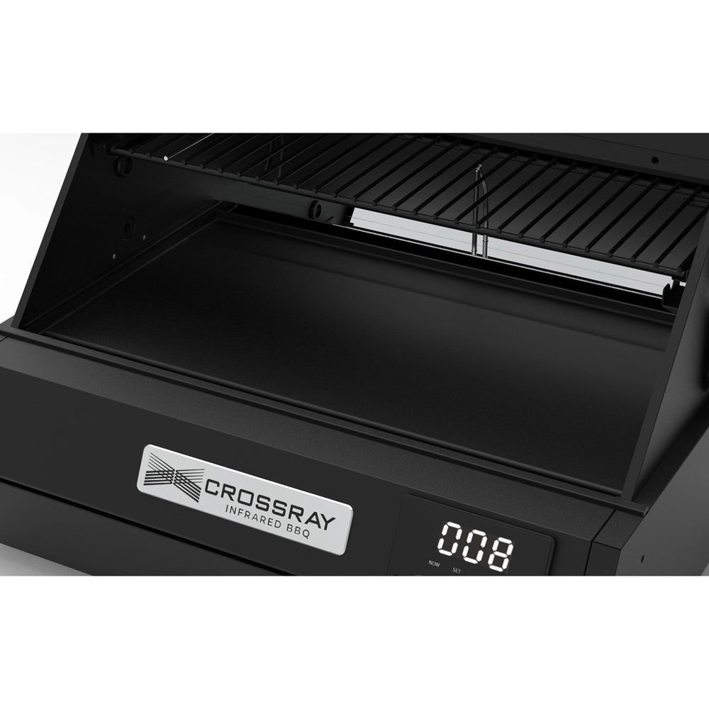 Crossray Steel Hotplate for TCE22HT Extreme Electric BBQ - Black