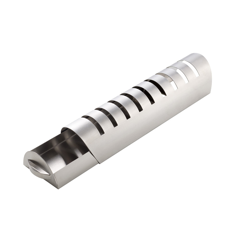 Crossray Stainless Steel Smoker Box for Electric & Gas BBQ - Silver