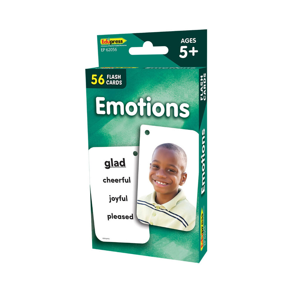 112pc Teacher Created Resources Emotions Flash Cards Kids/Children 5y+
