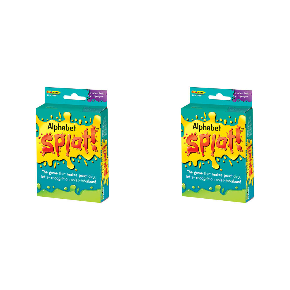 2PK Teacher Created Resources Alphabet Splat Flash Cards Game Set Kids 4y+