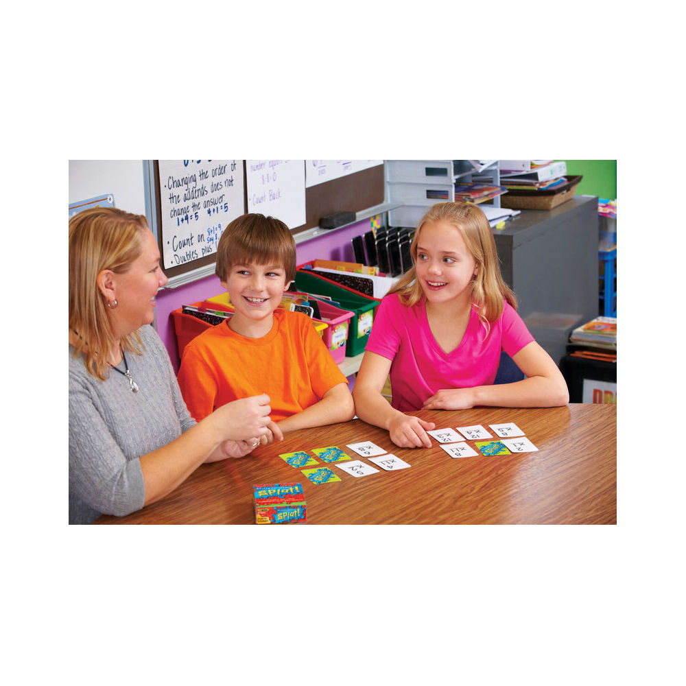 Teacher Created Resources Multiplication Splat Flash Card Game Set 6y+