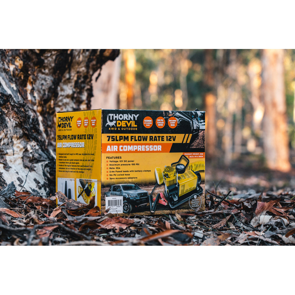 Thorny Devil 75Lpm Flow Rate Portable Air Compressor