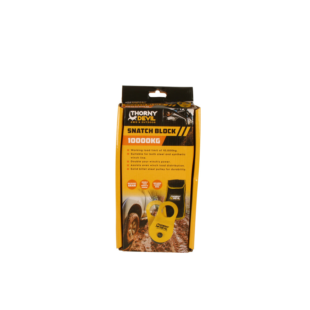 Thorny Devil 10000Kg Off-Road Snatch Block w/ Storage Bag