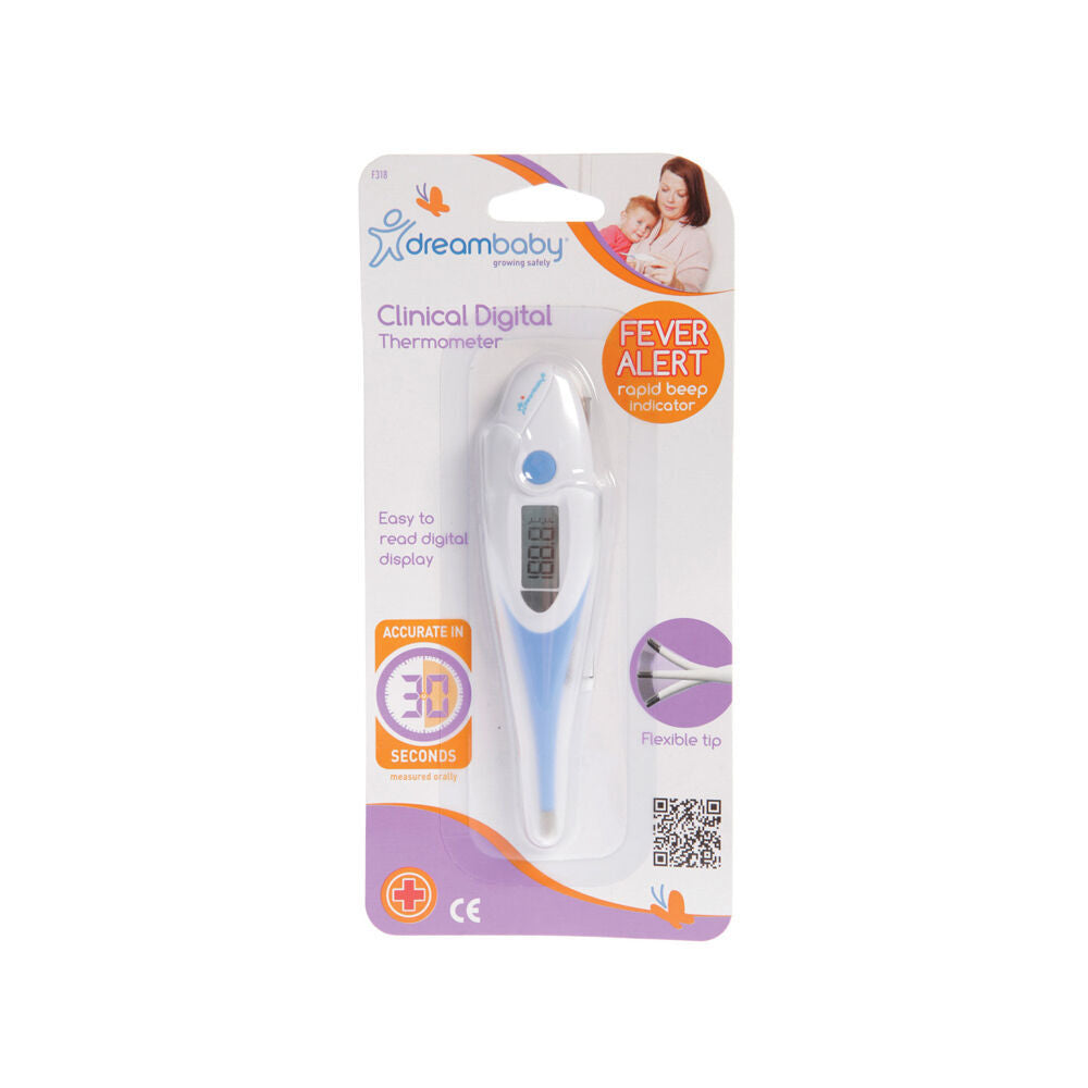 3PK Dreambaby Baby/Kids Health Basic Clinical Digital Thermometer White/Blue
