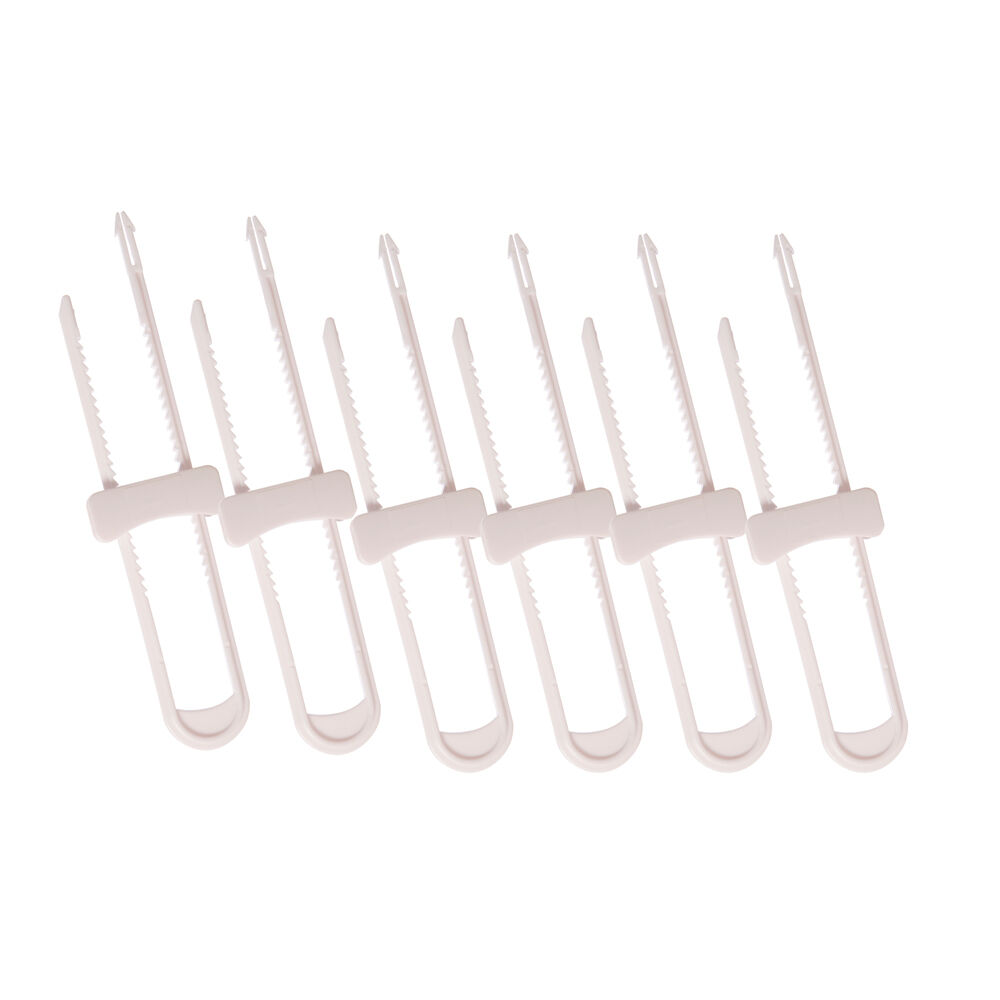 6pc Dreambaby Baby/Kids Safety Sliding Lock Bag with Header White