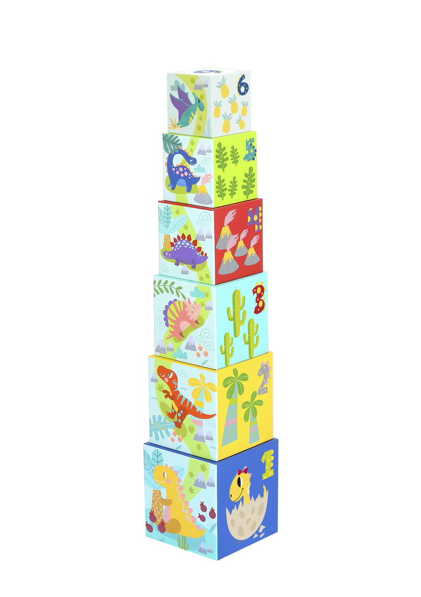 Tooky Toy Nesting Boxes Dinosaur