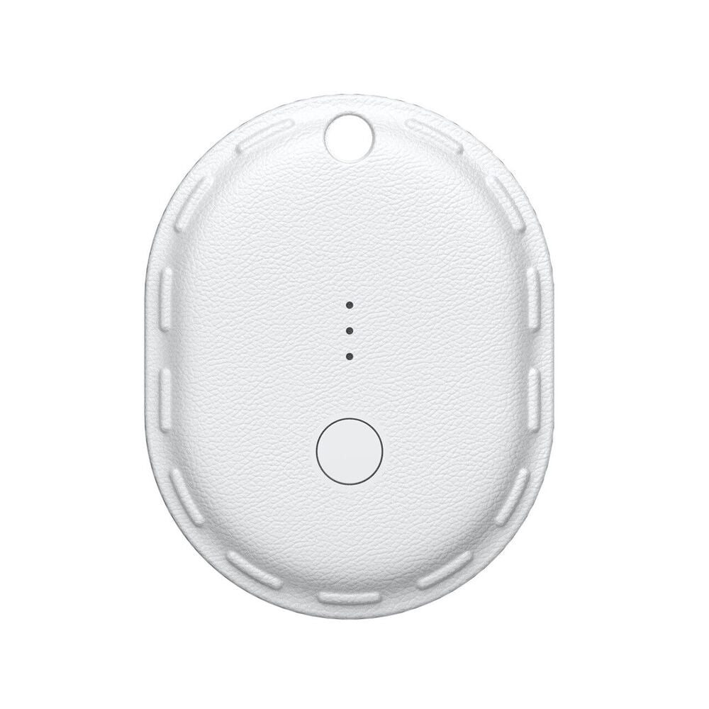 Laser Mini Bluetooth IPX7 Smart Tag Compact w/ Apple Find My Tracking White