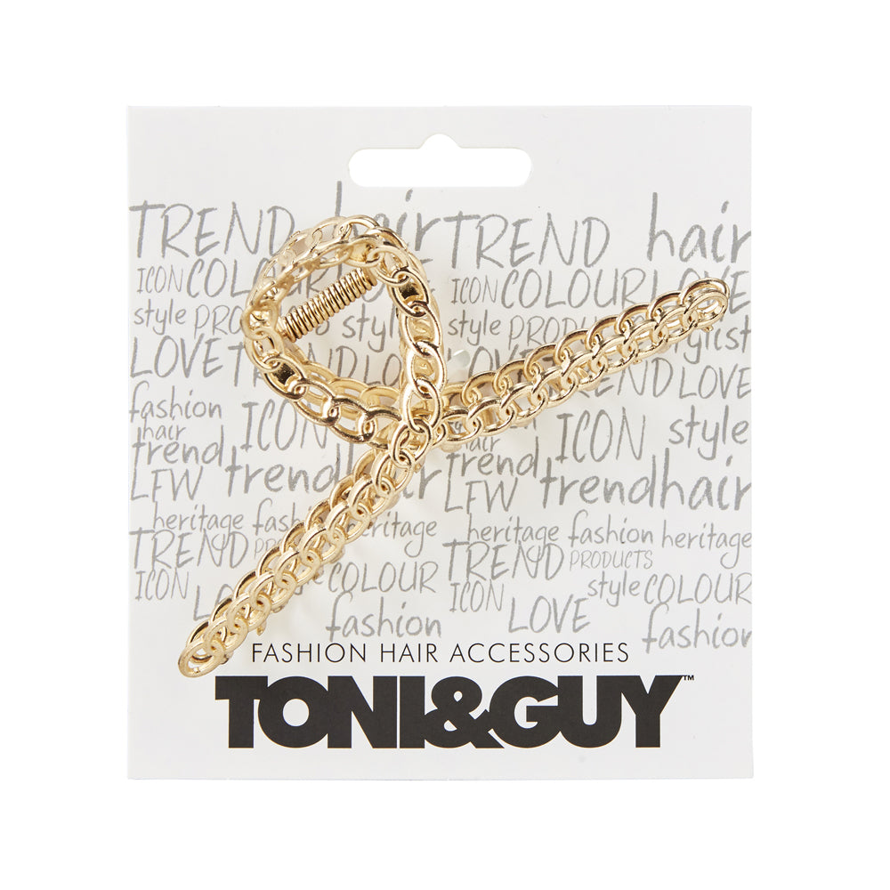 3PK Toni & Guy Chain Link Claw Clip Styling Accessories Assorted