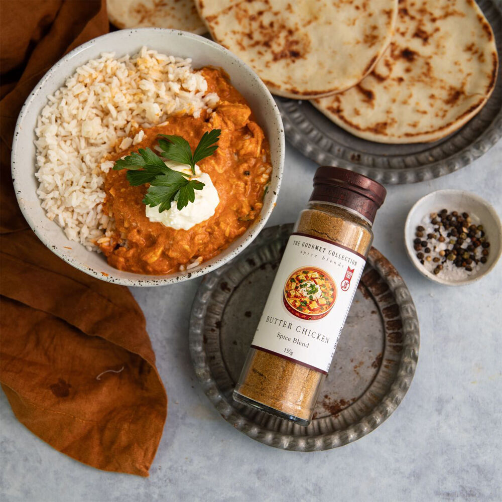 3PK Hot Shots The Gourmet Collection Spice Blend Butter Chicken 150g Seasoning