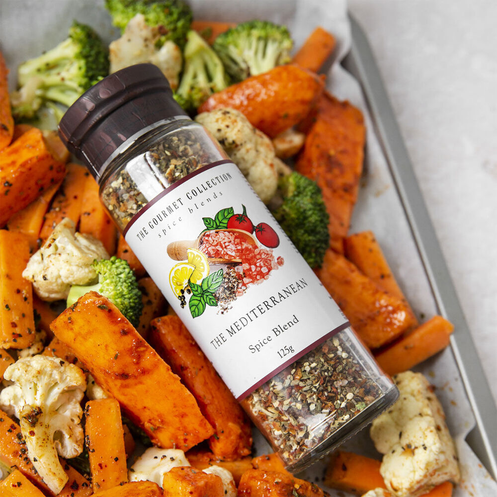 3PK Hot Shots The Gourmet Collection Spice Blend Mediterranean the 125g Seasoning