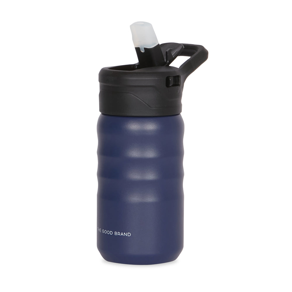The Good Brand 355ml Small Insulated Drink Bottle - Navy