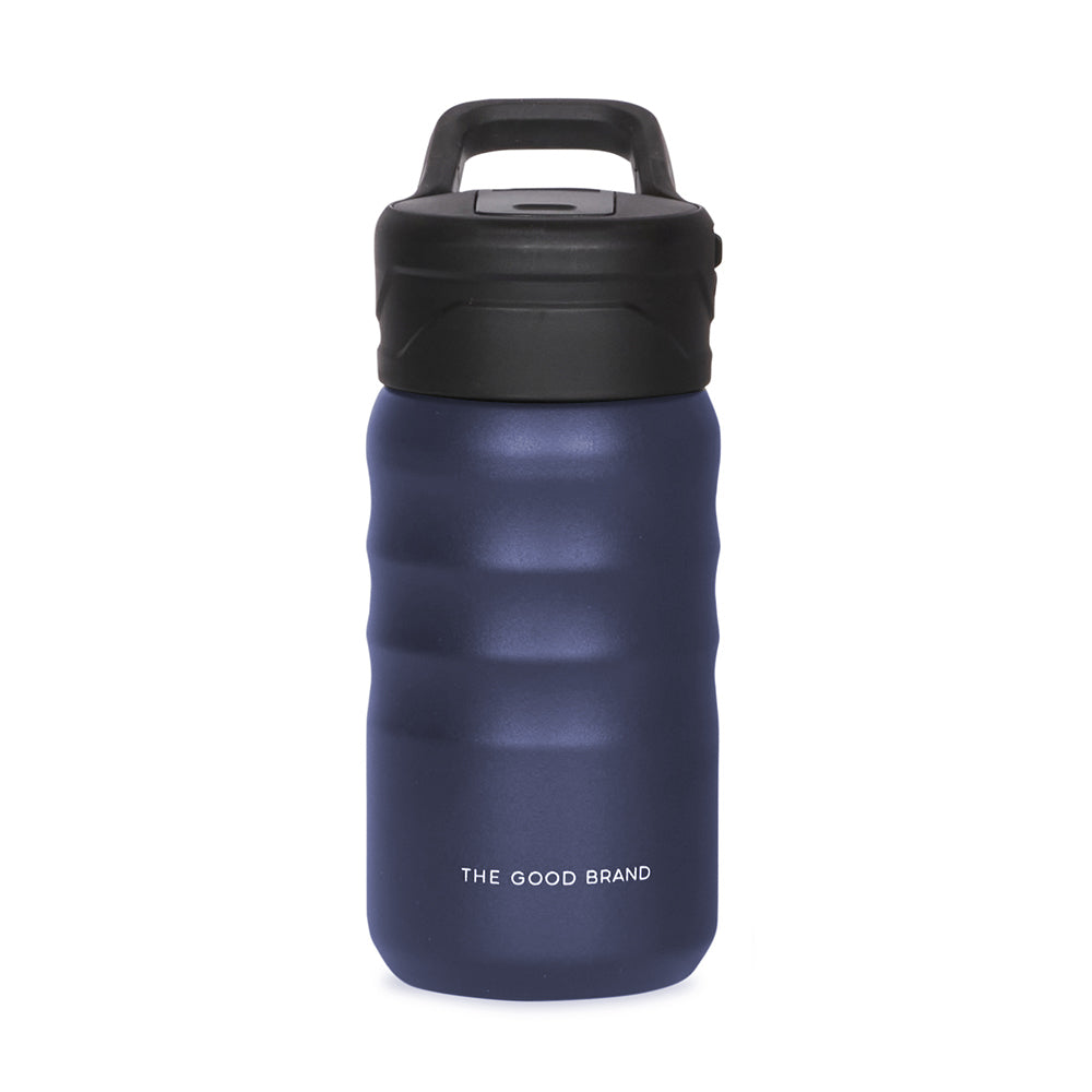 The Good Brand 355ml Small Insulated Drink Bottle - Navy