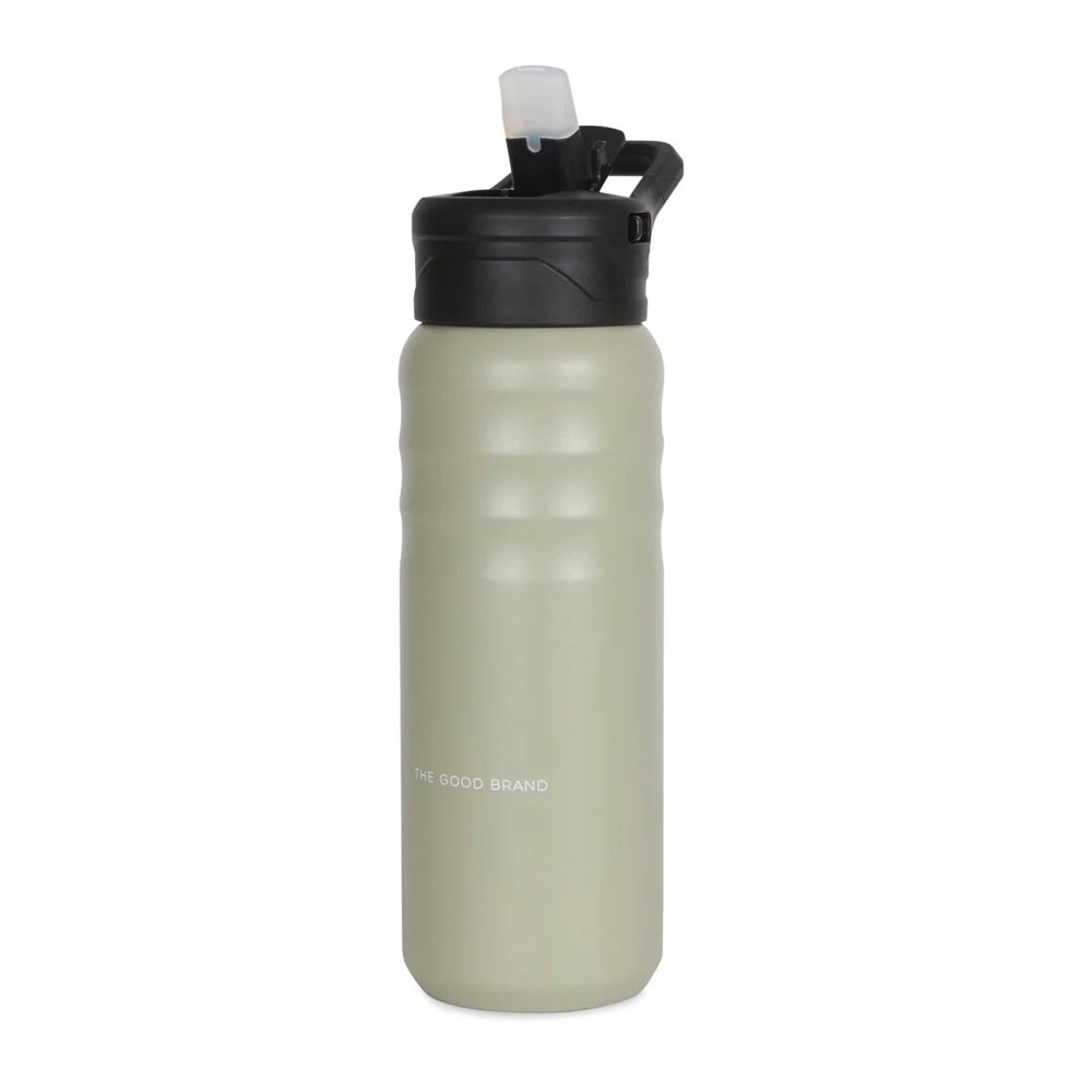 The Good Brand 709ml Large Insulated Drink Bottle - Sage