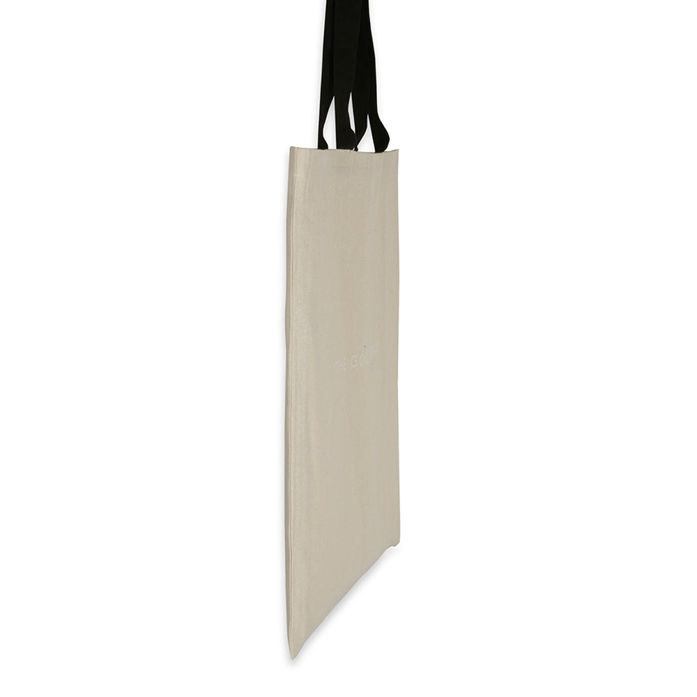 The Good Brand Logo Tote Hand Carry Shoulder Bag - Ecru