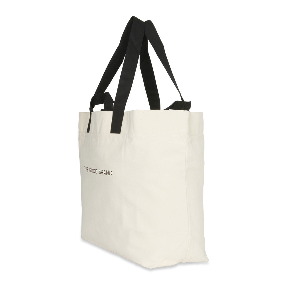 The Good Brand Women's Cotton Leisure Tote Bag 45x65cm - Ecru