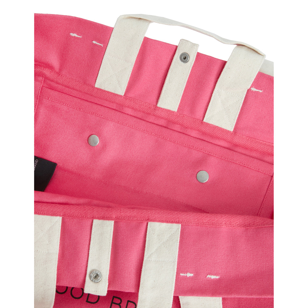 The Good Brand Women's Cotton Leisure Tote Bag 45x65cm - Hot Pink