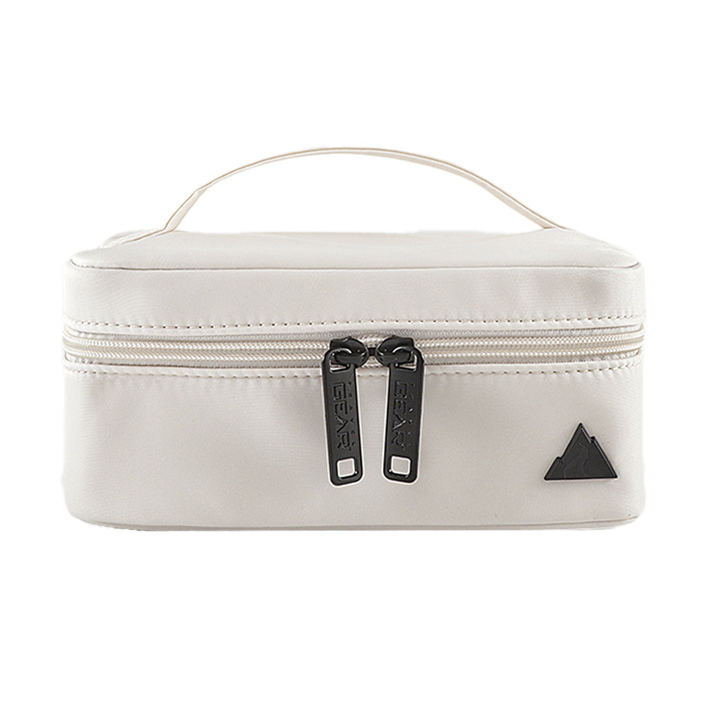 Travel Gear Nylon Makeup Toiletry Wash Bag Nude