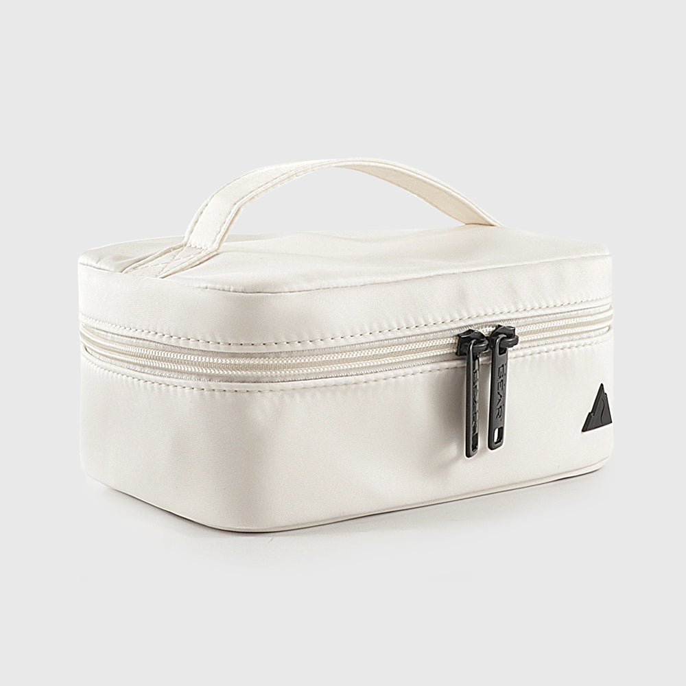Travel Gear Nylon Makeup Toiletry Wash Bag Nude