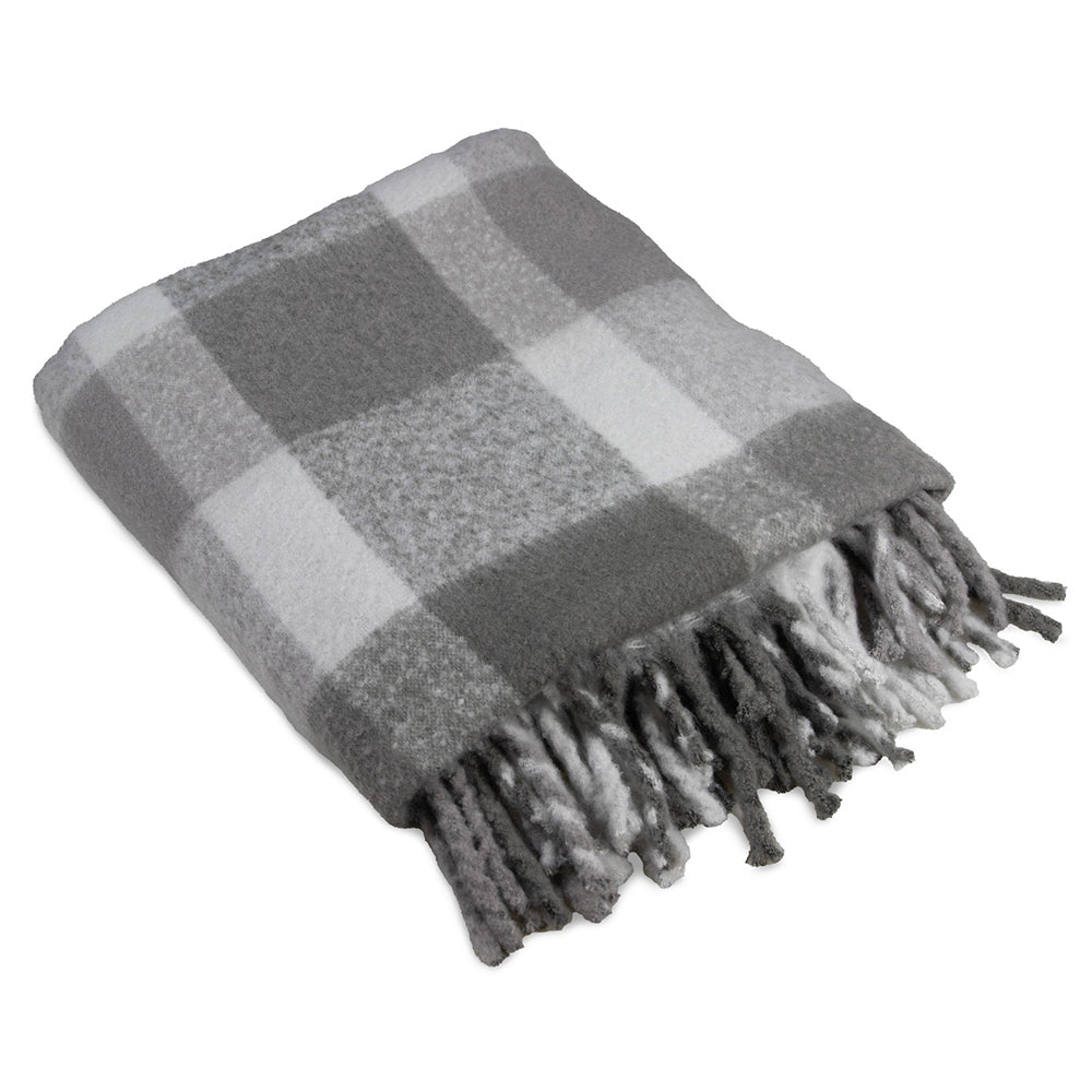 Ardor Boudoir Sigrid Throw Blanket Home/Bed Decor Grey 130x170cm