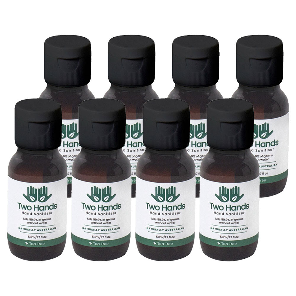 8PK Two Hands 50ml Hand Sanitiser