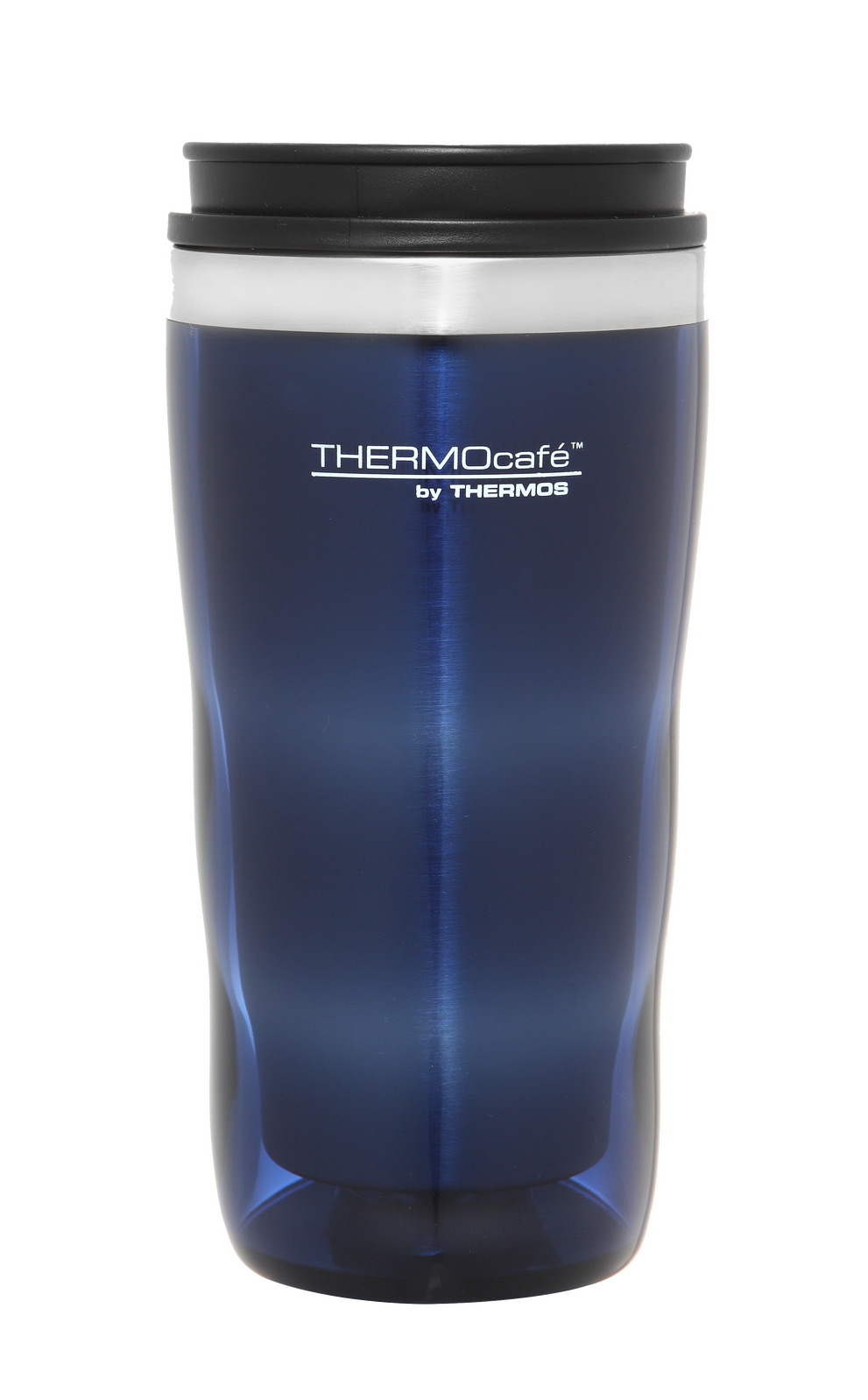 2x 470ml THERMOcafe Stainless Steel Inner, Plastic Outer Travel Tumbler Blue
