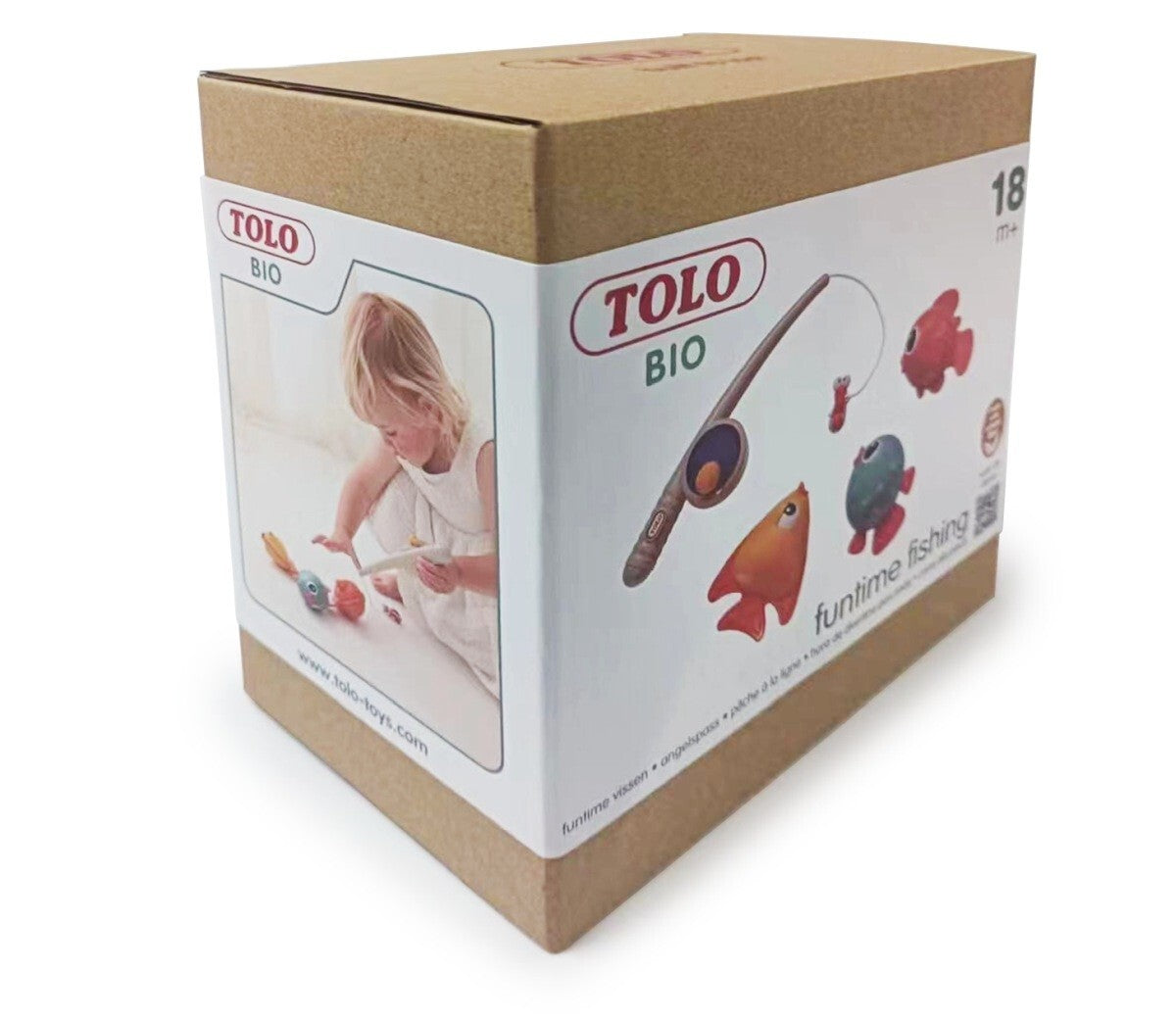 4pc Tolo Toys Bio Plastic Funtime Fishing Kids/Toddler Toy Set 18m+