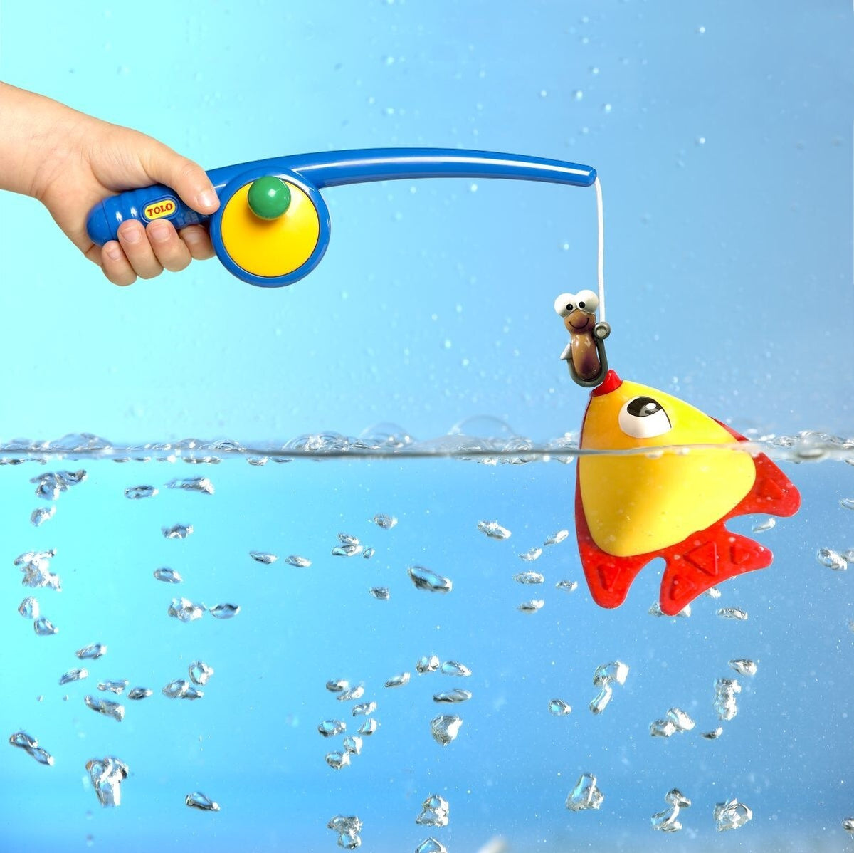 4pc Tolo Toys Bio Plastic Funtime Fishing Kids/Toddler Toy Set 18m+