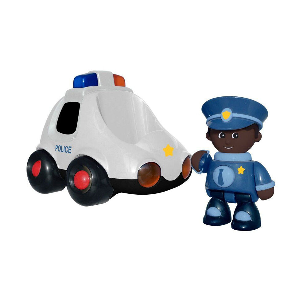 Tolo Toys First Friends Police Car Interactive Play 18cm Baby Toy 12m+