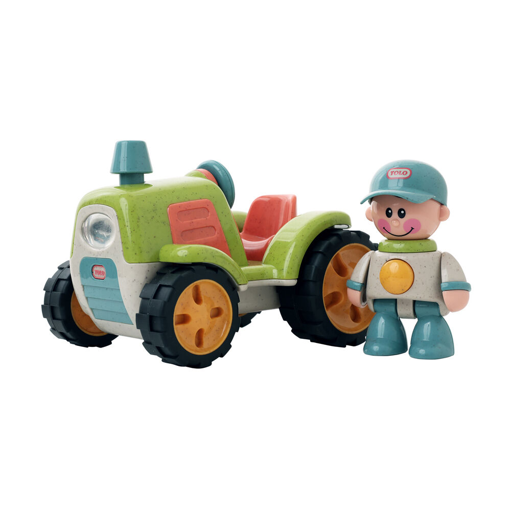 Tolo Toys First Friends Tractor & Farmer Interactive 18cm Baby Toy 12m+