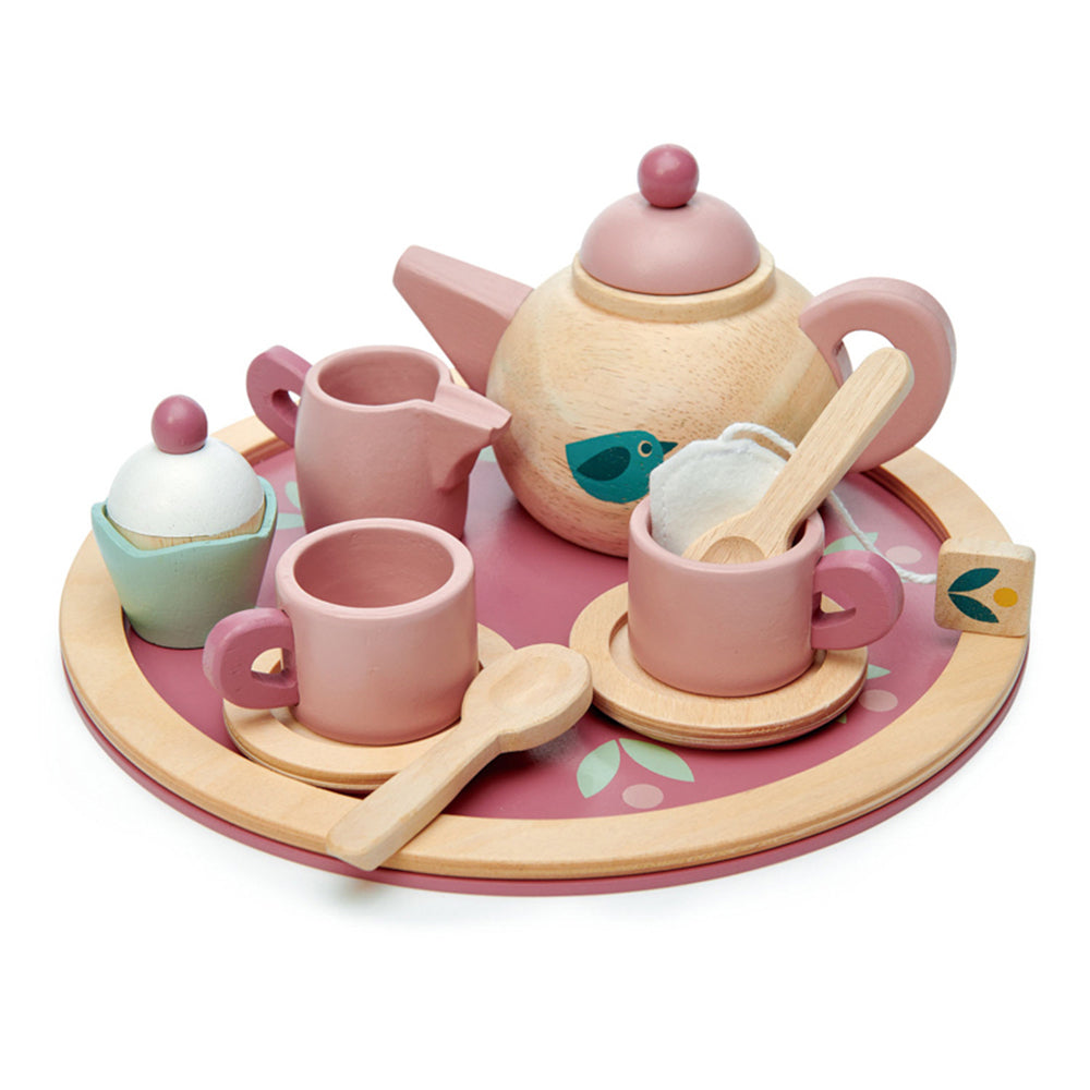 Tender Leaf Toys Birdie Tea Set 24x24cm Wooden Toy 3y+