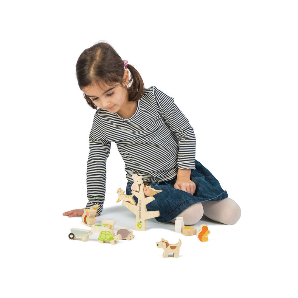 Tender Leaf Toys Stacking Garden Animal Friends Wooden Toy 18m+