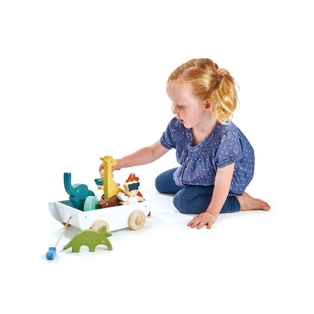 12pc Tender Leaf Toys The Friend Ship Boat Wooden Toy 18m+