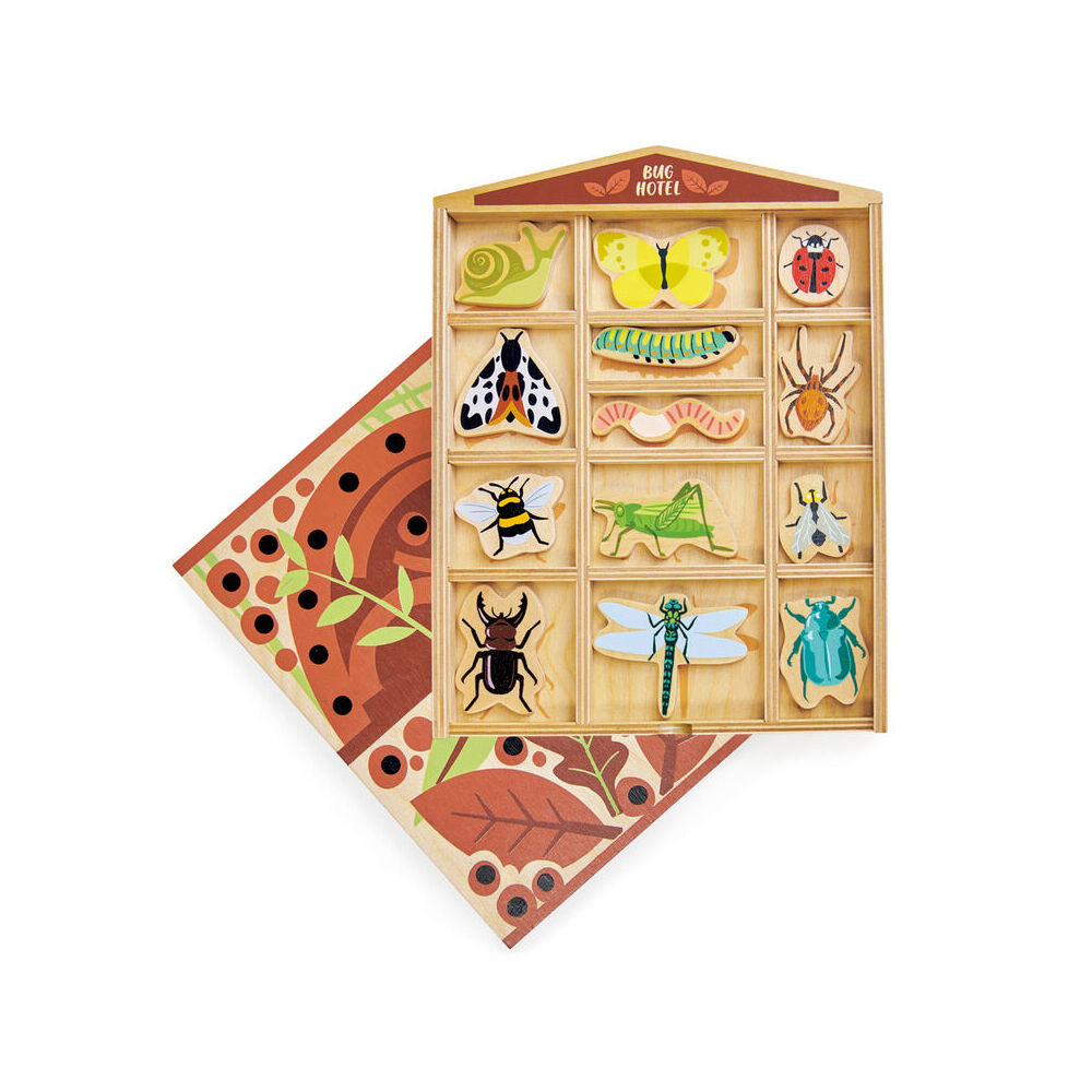 Tender Leaf Toys My Bug Hotel Garden Bugs Wooden Toy 3y+