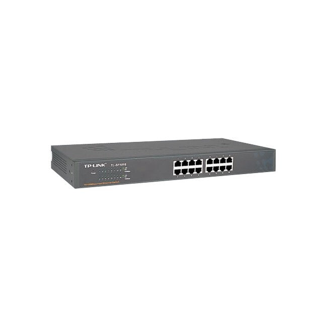 16 PORT ETHERNET SWITCH / HUB RACK MOUNT 10/100M TP-LINK