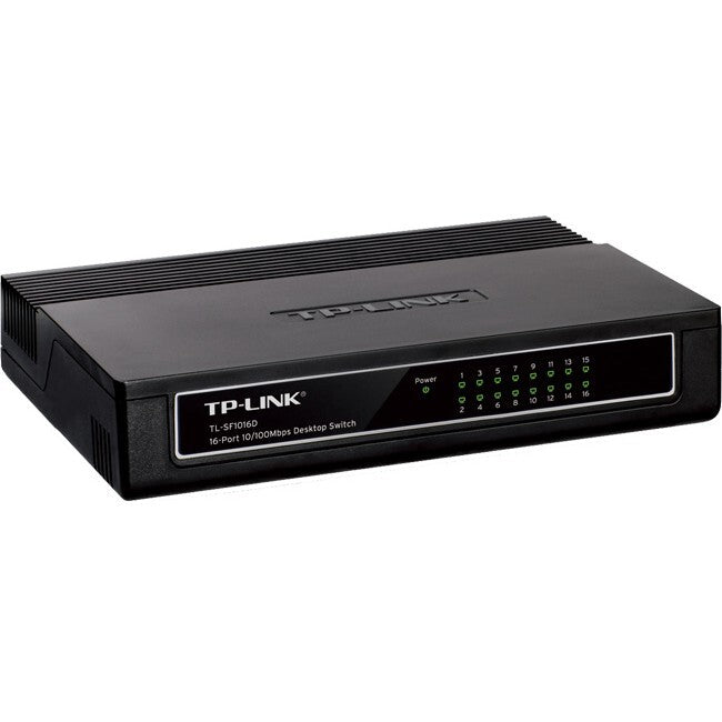 16 PORT ETHERNET SWITCH / HUB DESKTOP 10/100M TP-LINK