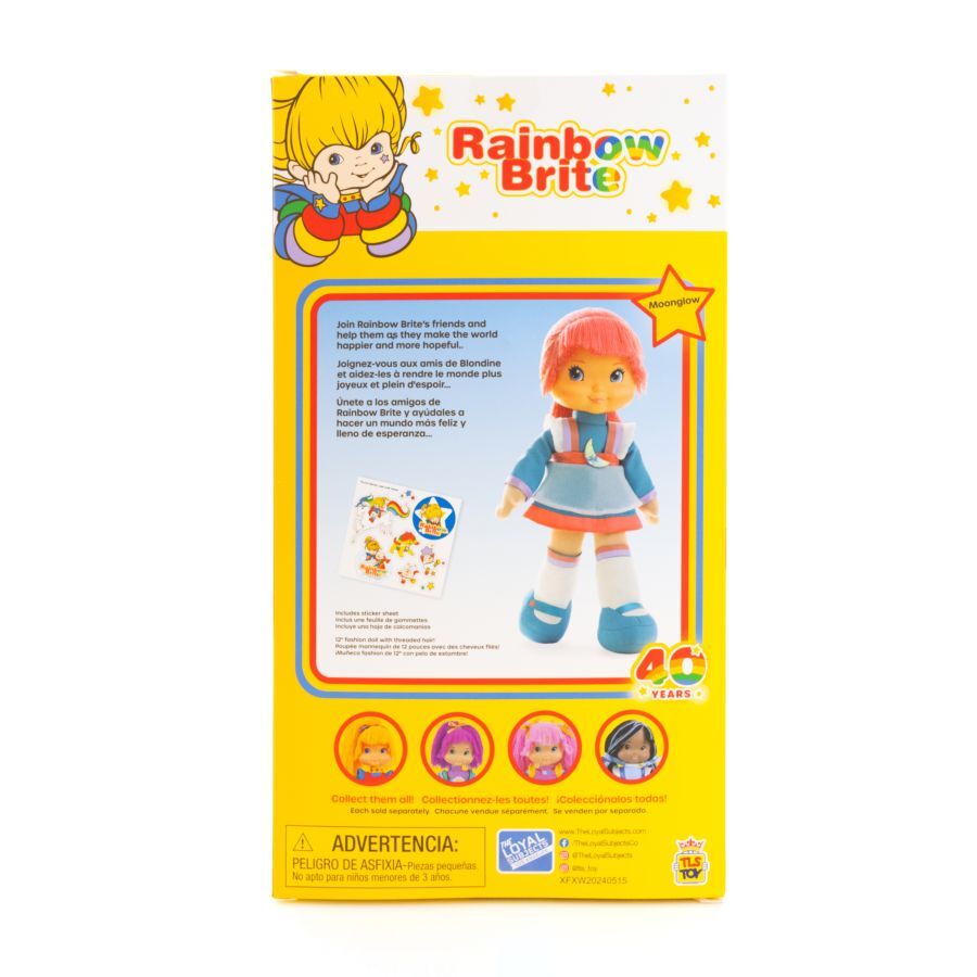 Rainbow Brite Moonglow SDCC 2024 Exclusive Retro 12in Doll Kids Toy 3y+