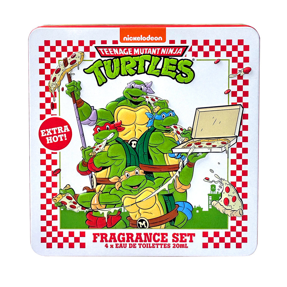 2x 4pc TMNT Fragrance Set Tin Kids Perfume Eau De Toilettes 22.5ml 6y+
